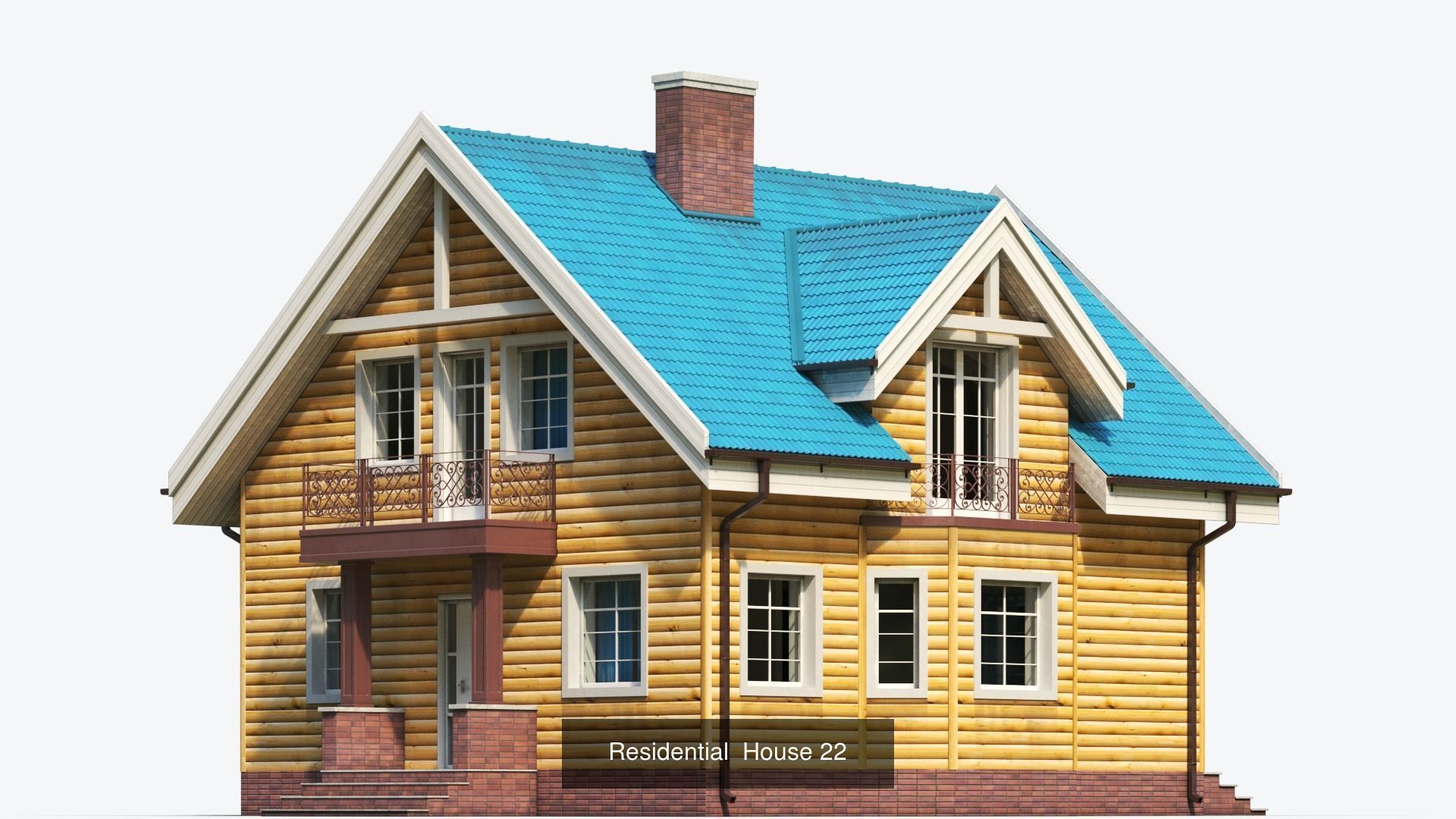 Residential houses  3D Model Collection_13