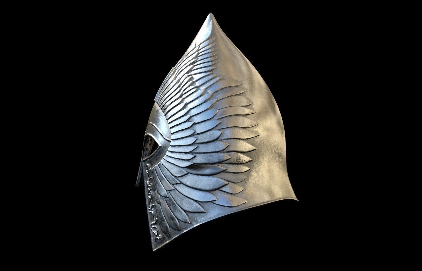 Gondor Soldier Helmet lord of the rings 3D DIGITAL DOWNLOAD FILE 3D print model_2