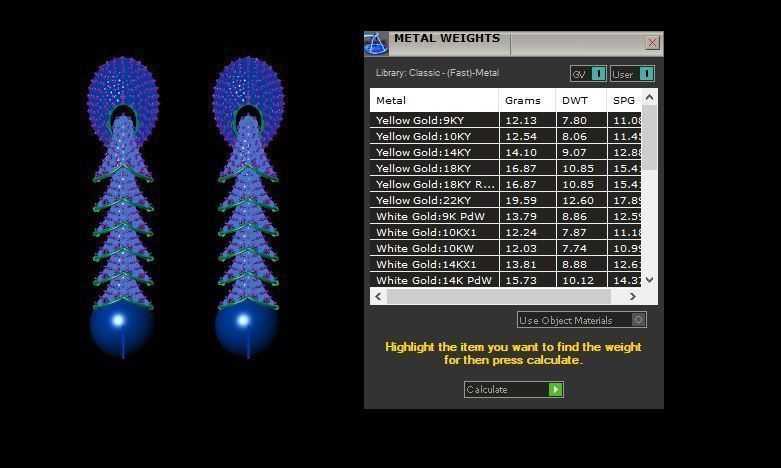 Earrings 3D print model_5