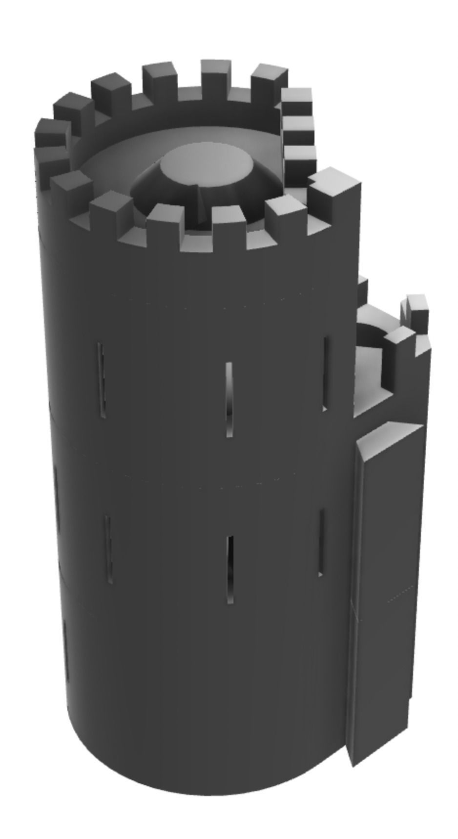 Harlech Castle 3D print model_38