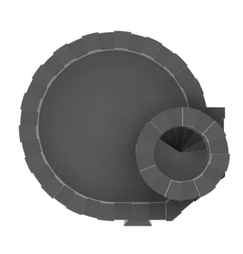 Harlech Castle 3D print model_44