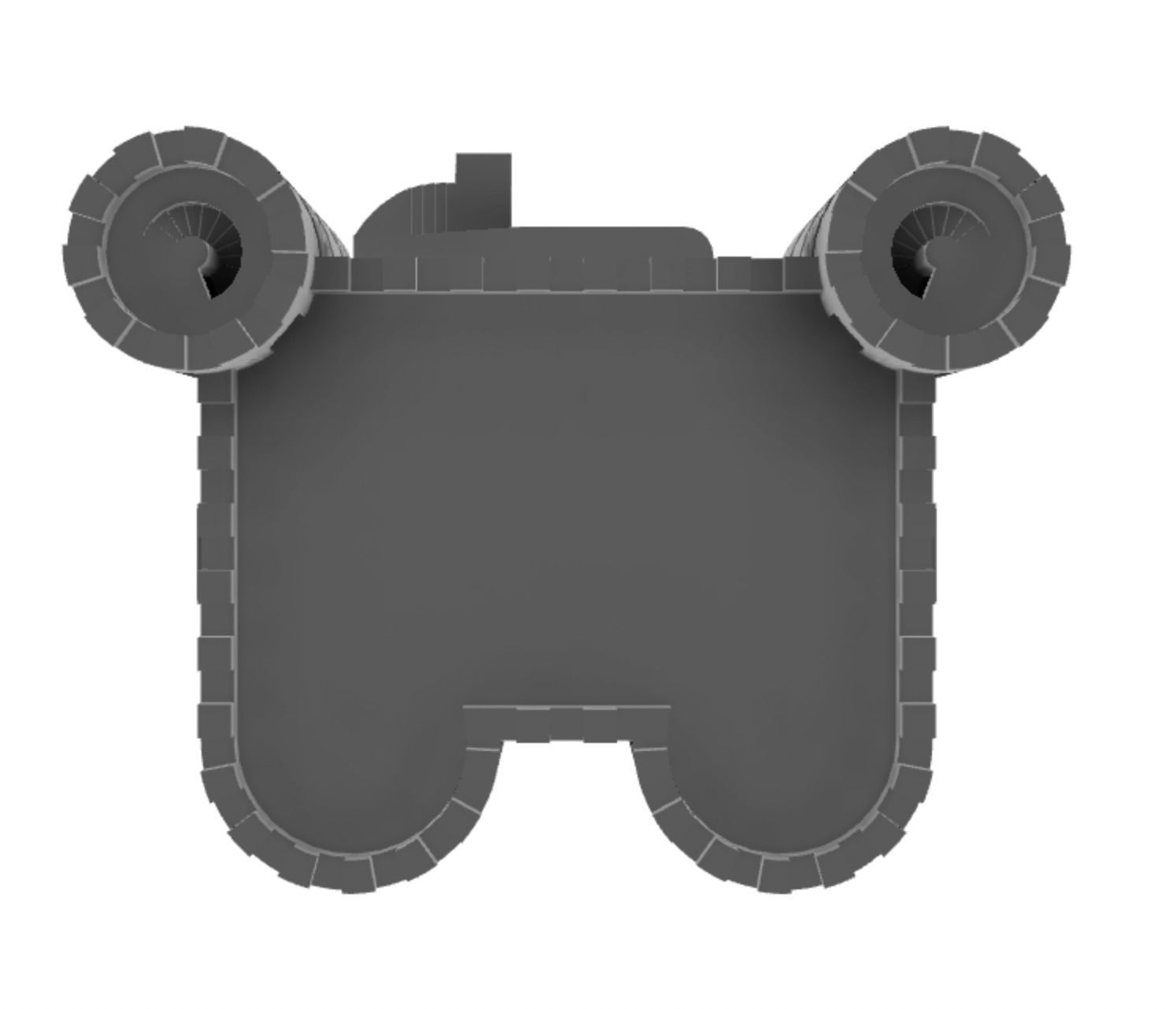 Harlech Castle 3D print model_36