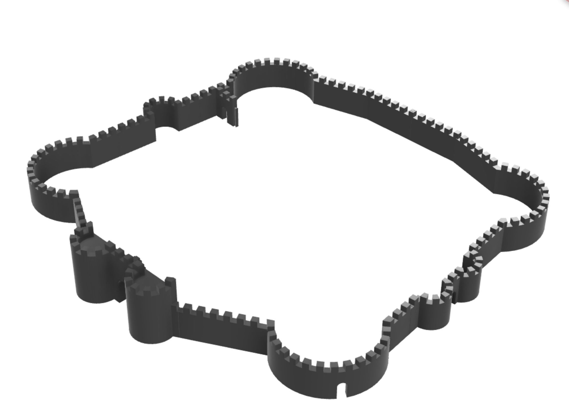 Harlech Castle 3D print model_66