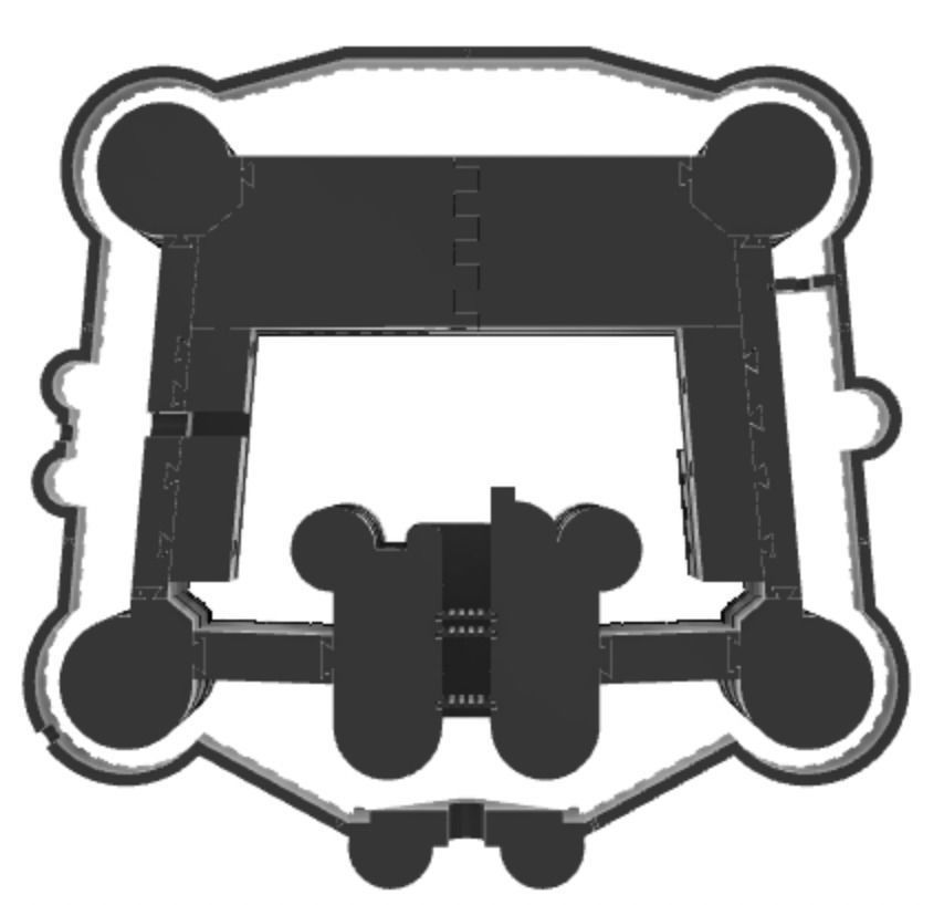 Harlech Castle 3D print model_25