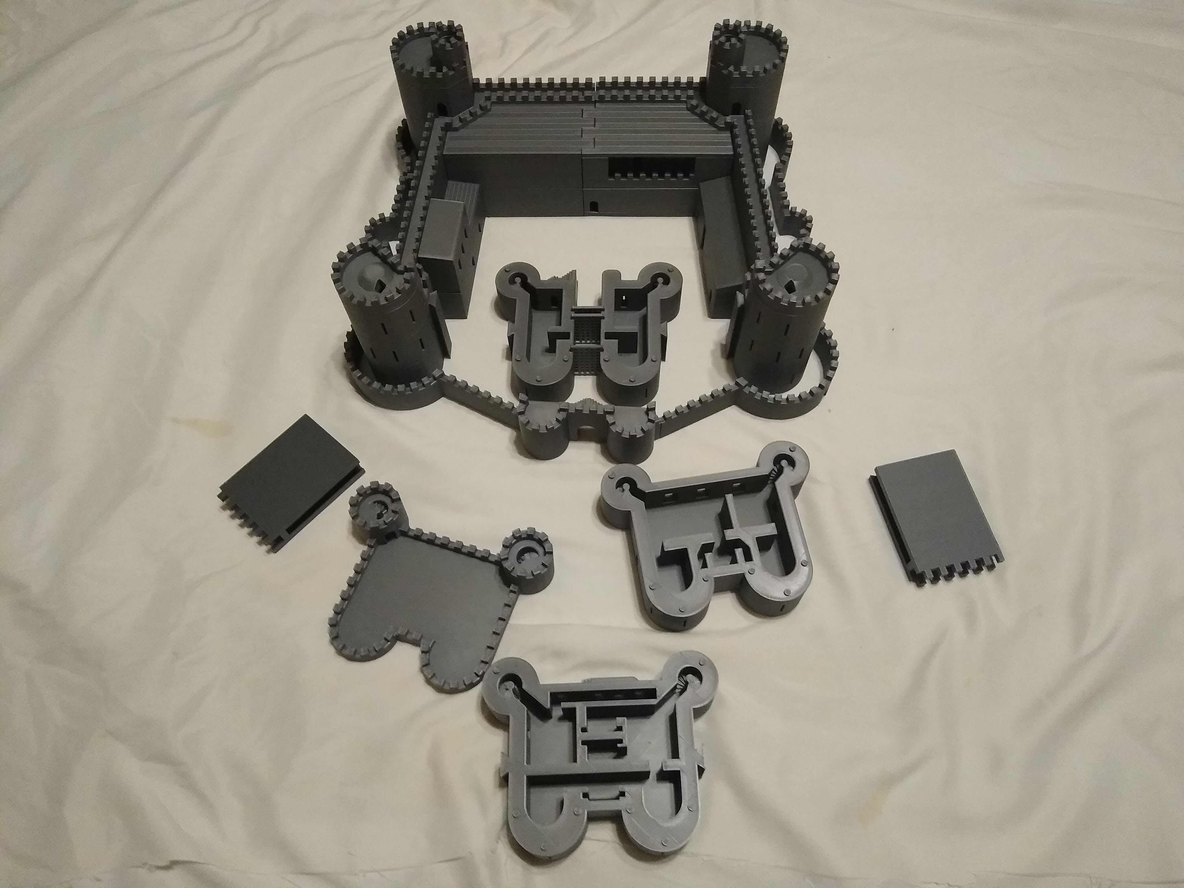 Harlech Castle 3D print model_4