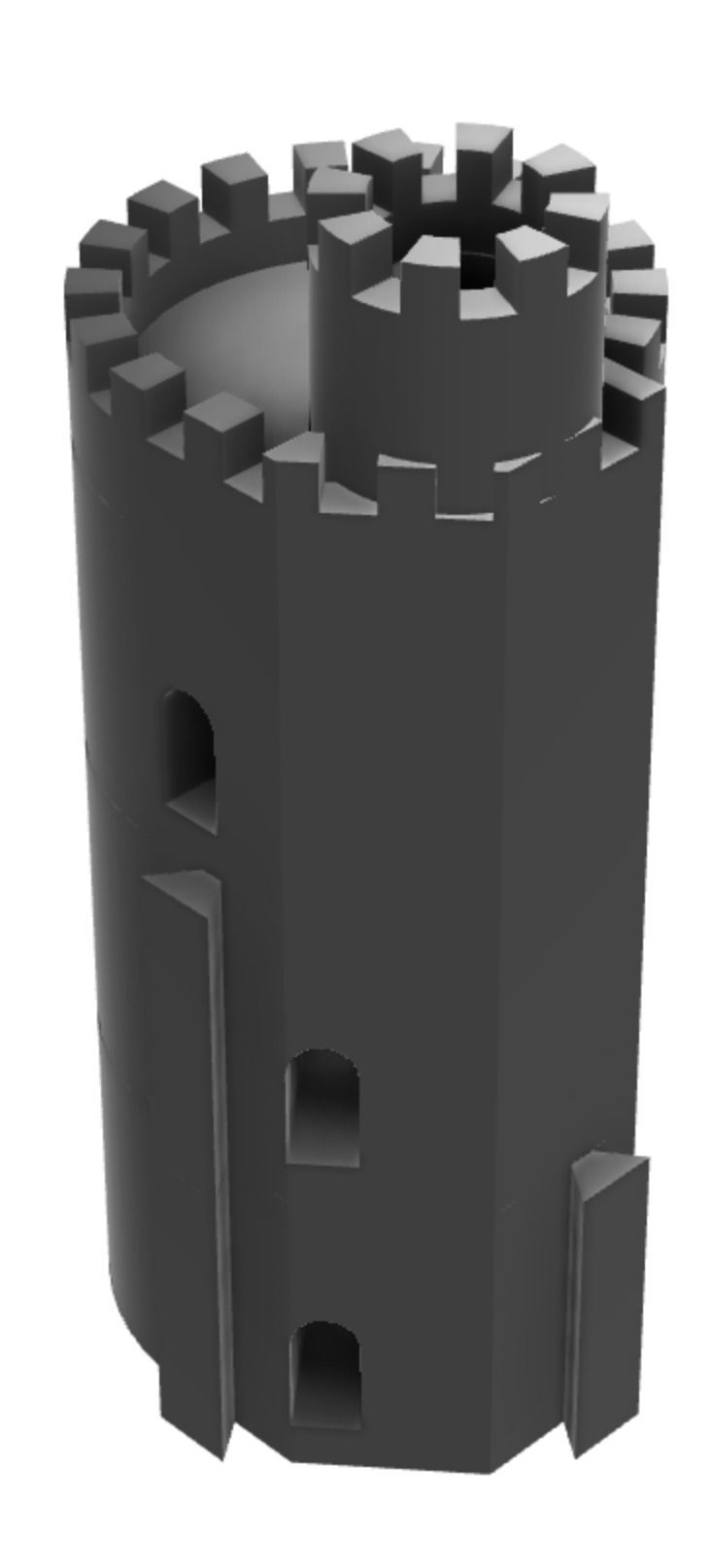 Harlech Castle 3D print model_43