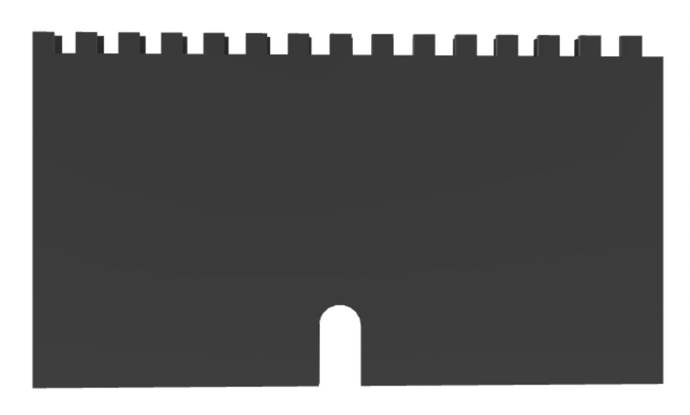 Harlech Castle 3D print model_57