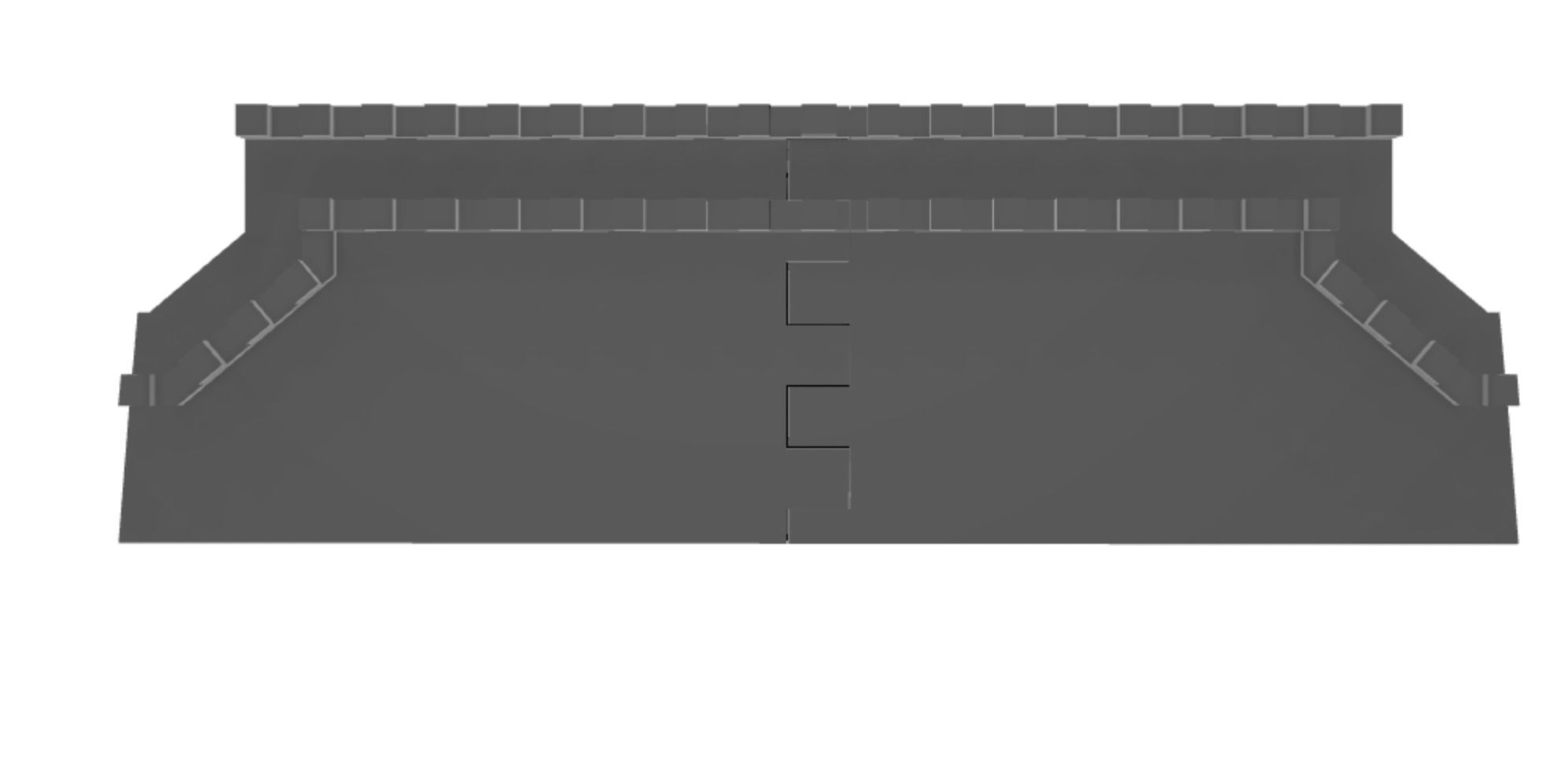 Harlech Castle 3D print model_49