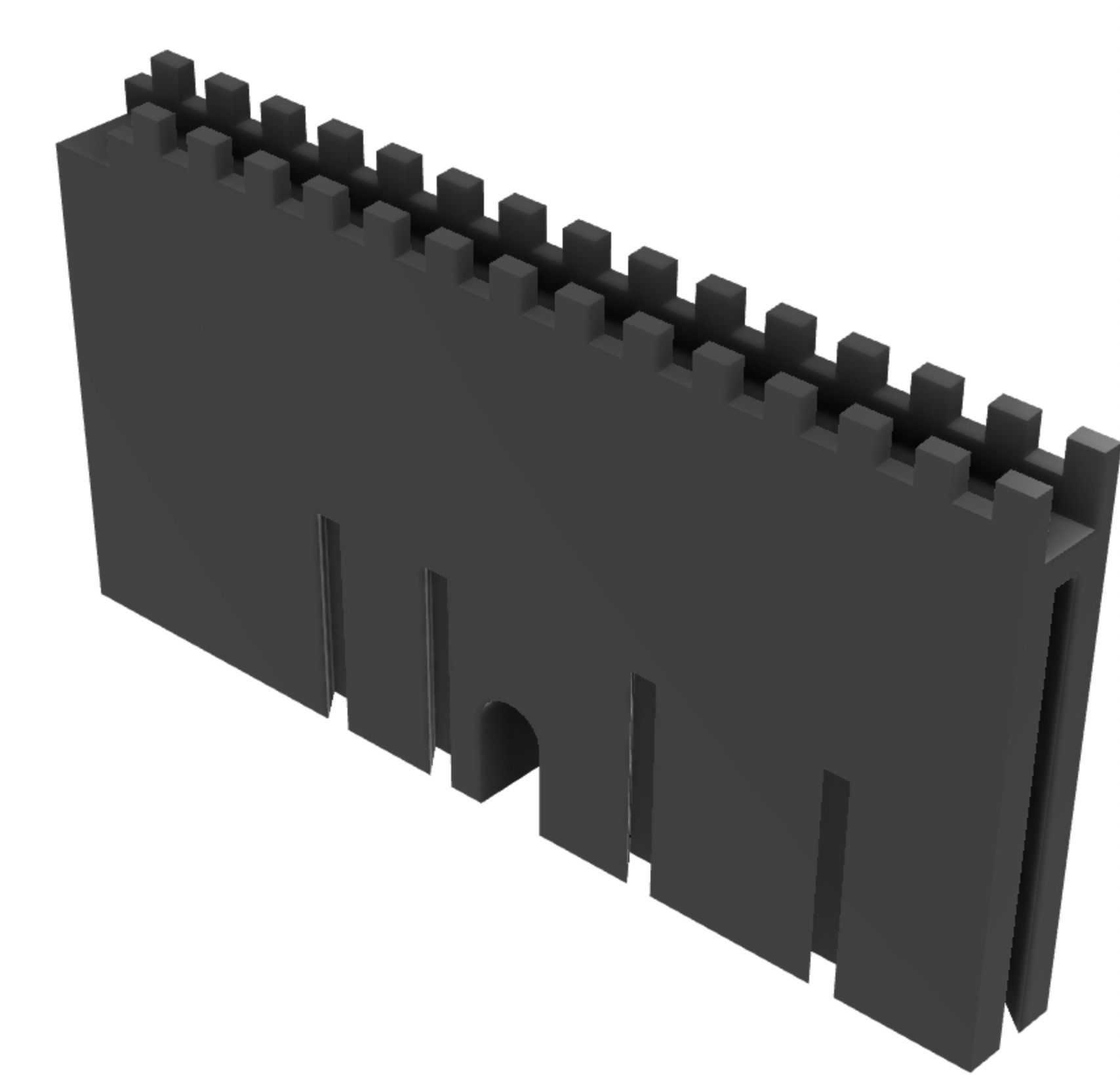 Harlech Castle 3D print model_56