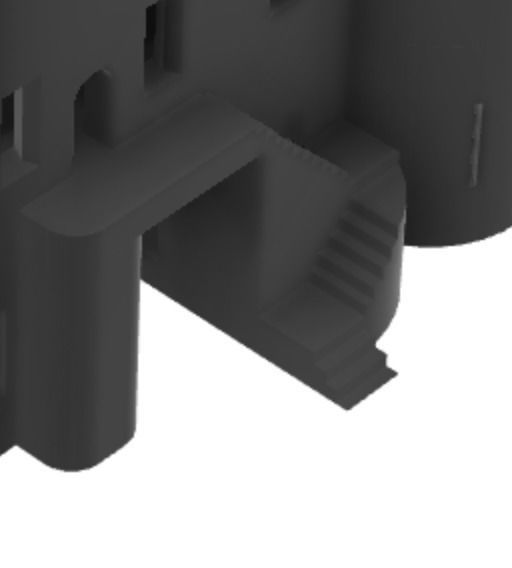 Harlech Castle 3D print model_35