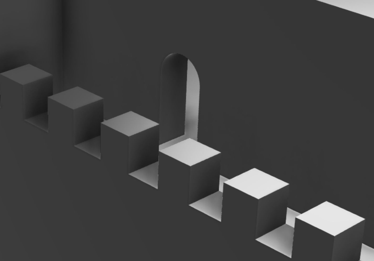 Harlech Castle 3D print model_47