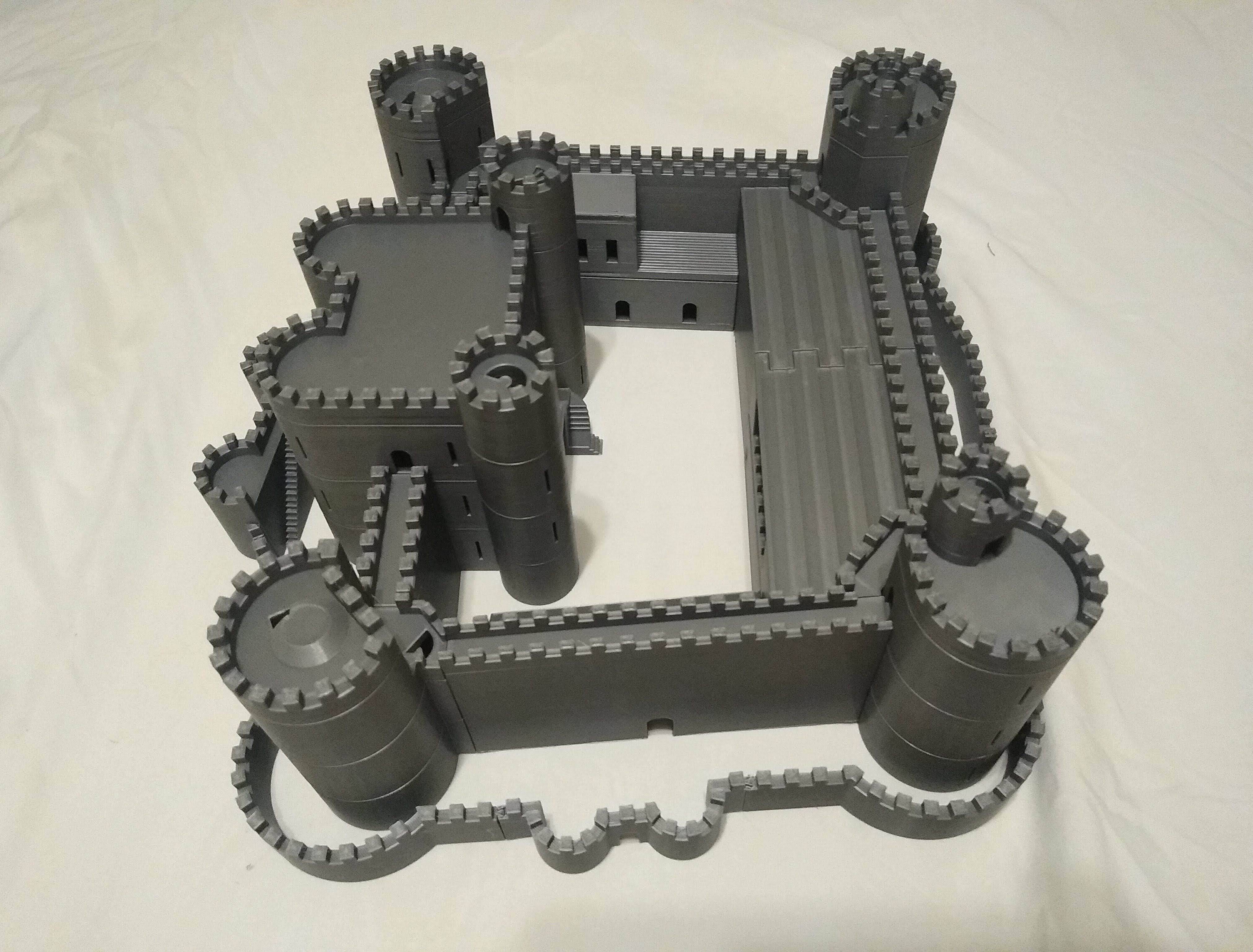 Harlech Castle 3D print model_3