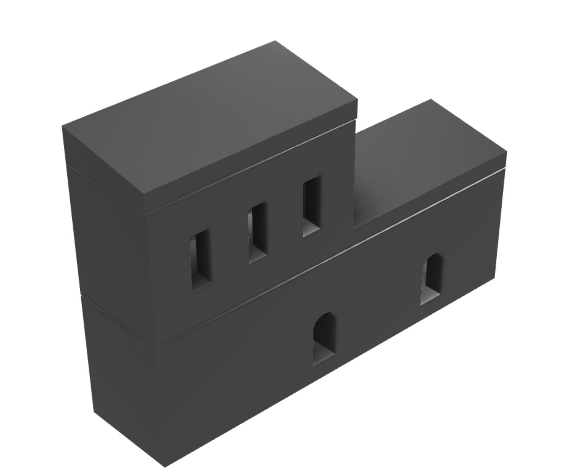 Harlech Castle 3D print model_51