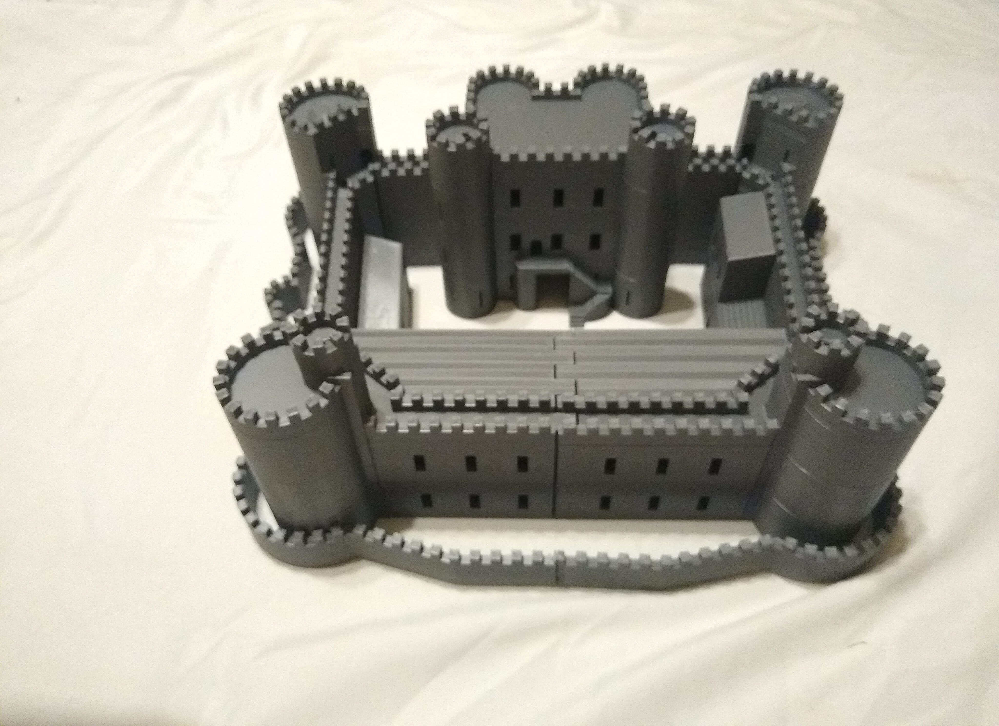 Harlech Castle 3D print model_2