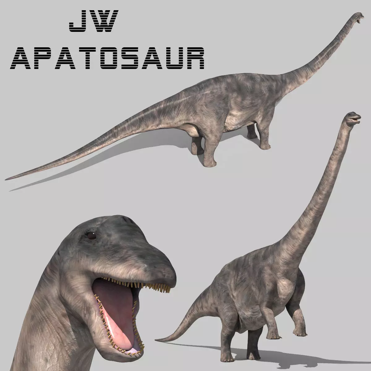 Apatosaur Forever - 8K 3D model_0