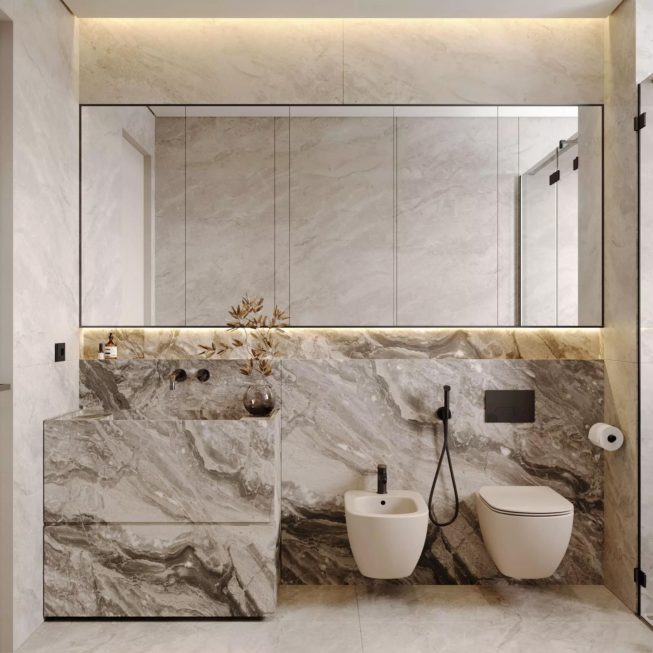 Bathroom Interior Design 3D model 3D model_0