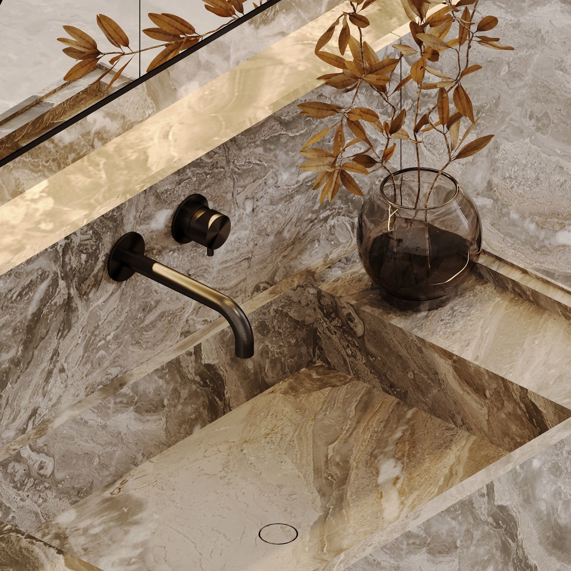 Bathroom Interior Design 3D model 3D model_2