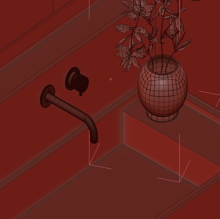 Bathroom Interior Design 3D model 3D model_6