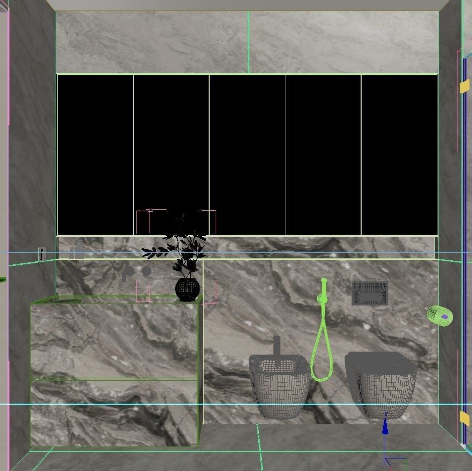 Bathroom Interior Design 3D model 3D model_7