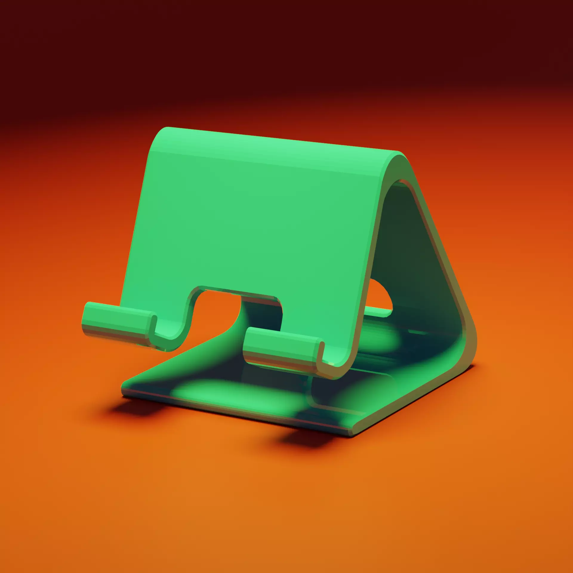 Phone holder stand 3D printable 3D print model 3D print model