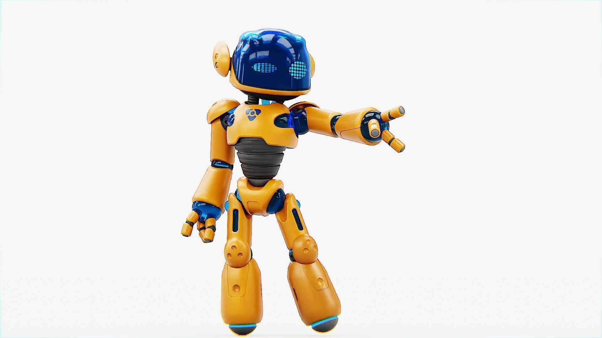 UTILITY BOT MONICA RIGGED 3D model_13