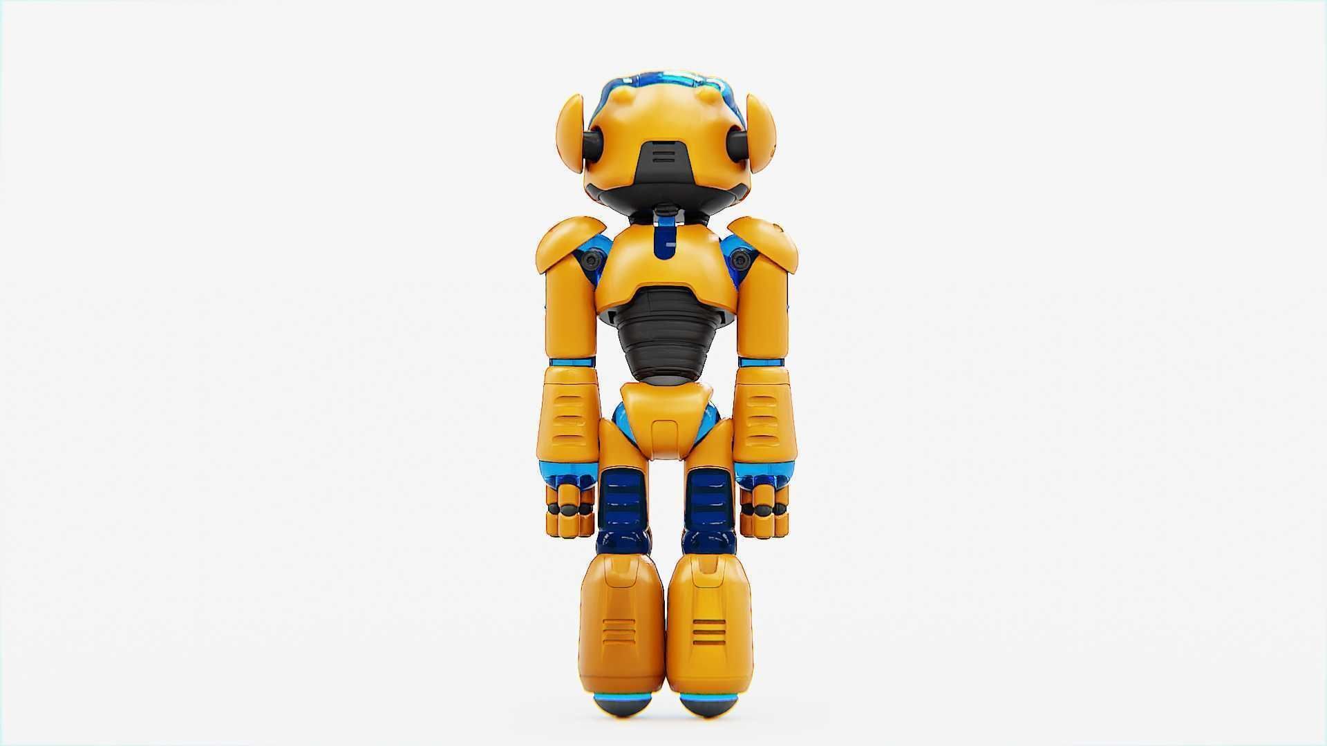 UTILITY BOT MONICA RIGGED 3D model_29