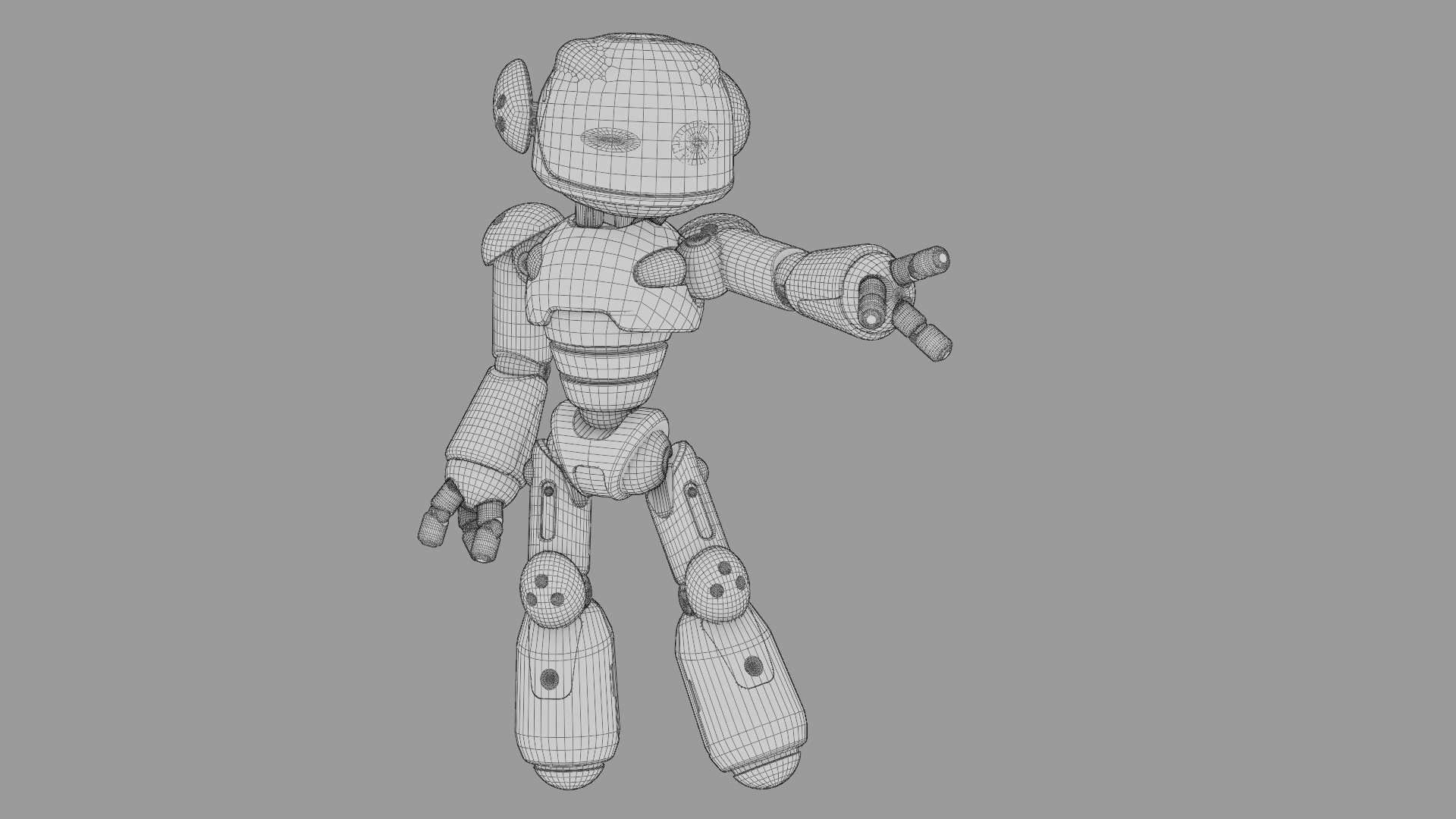 UTILITY BOT MONICA RIGGED 3D model_39