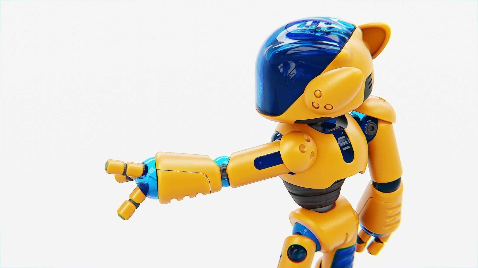 UTILITY BOT MONICA RIGGED 3D model_15