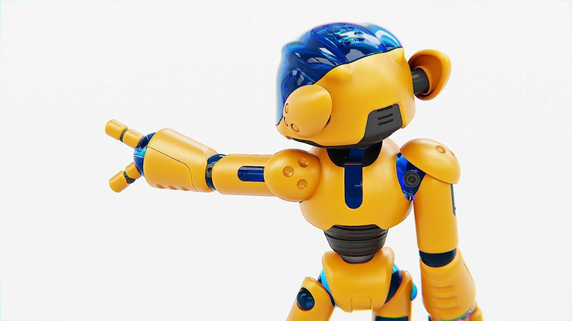 UTILITY BOT MONICA RIGGED 3D model_16