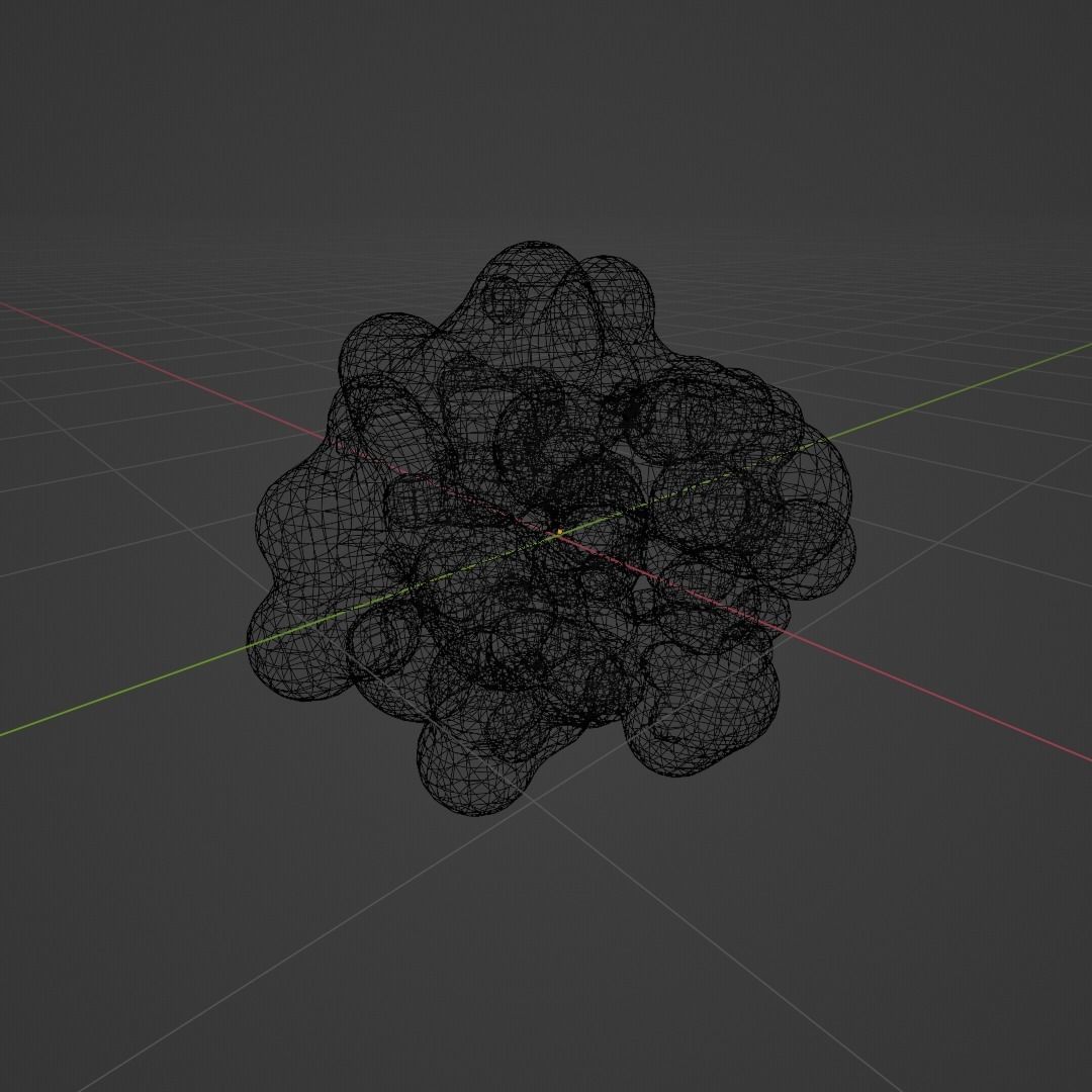 Abstract Blob model 3D model_5