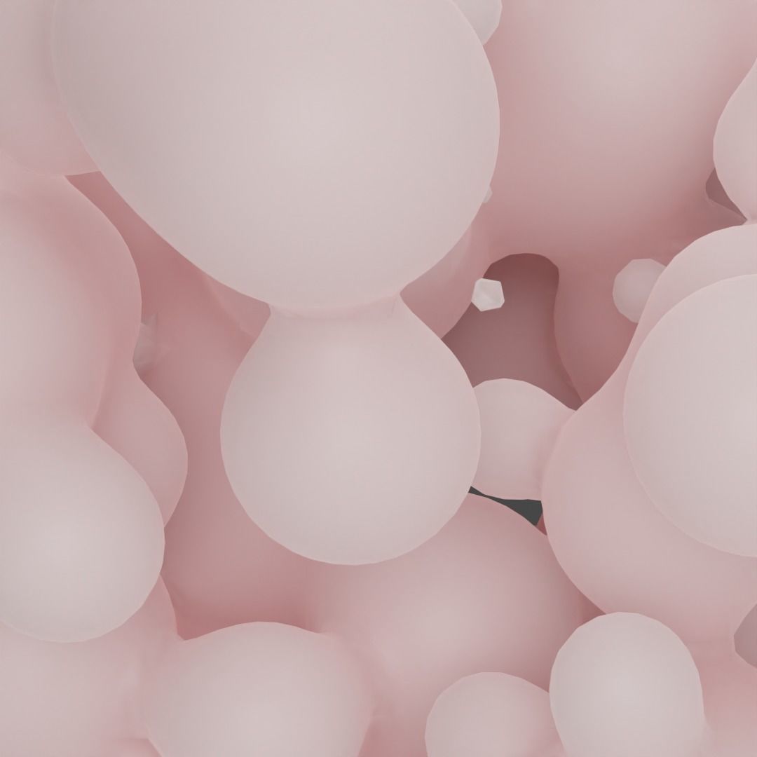 Abstract Blob model 3D model_3