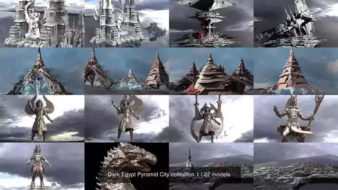 Dark Egypt Pyramid City collection 1 