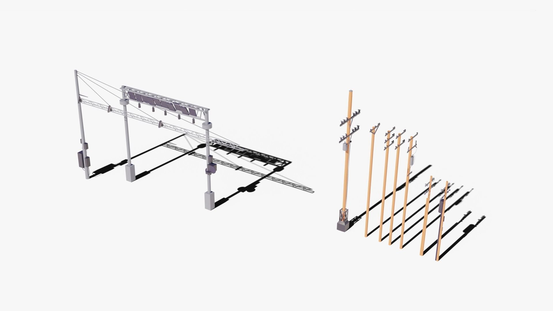 Street Electric Assets Low-poly 3D model_12