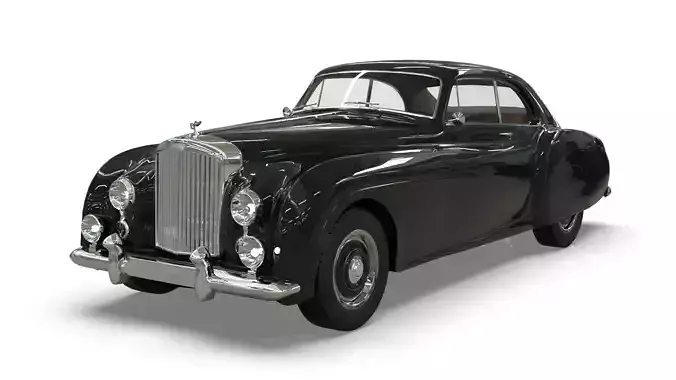Bentley R-Type Continental 1952  Low-poly 3D model