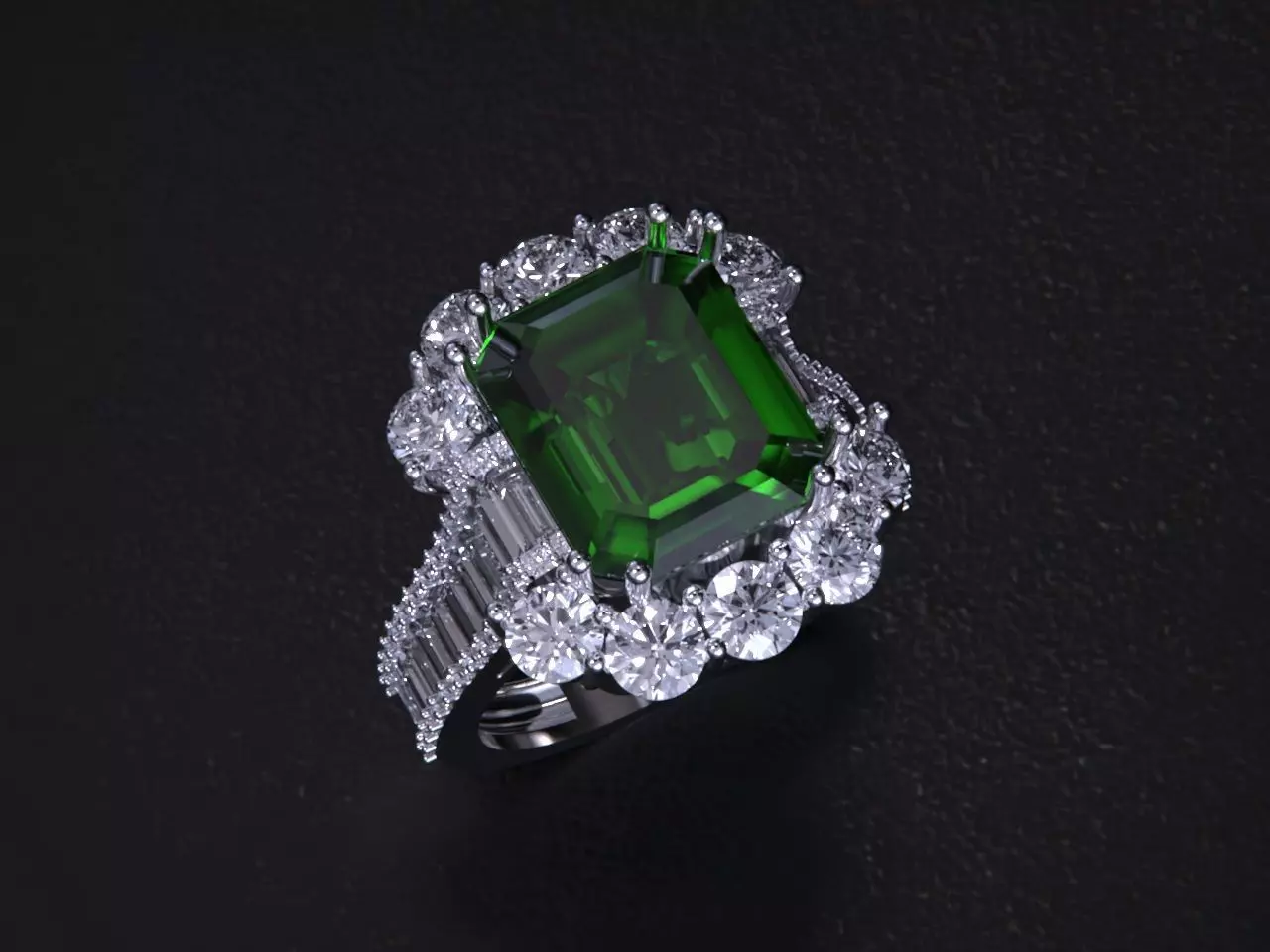 Jewelry ring 3D print model