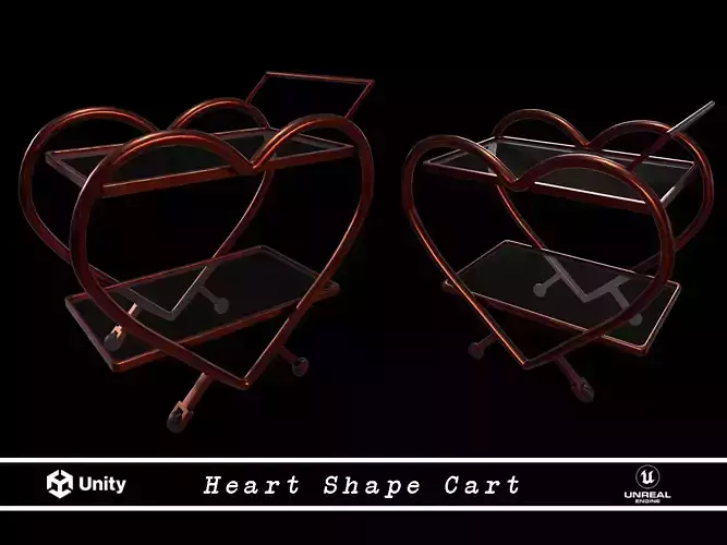 Heart Shape Cart - Saint Valentine 