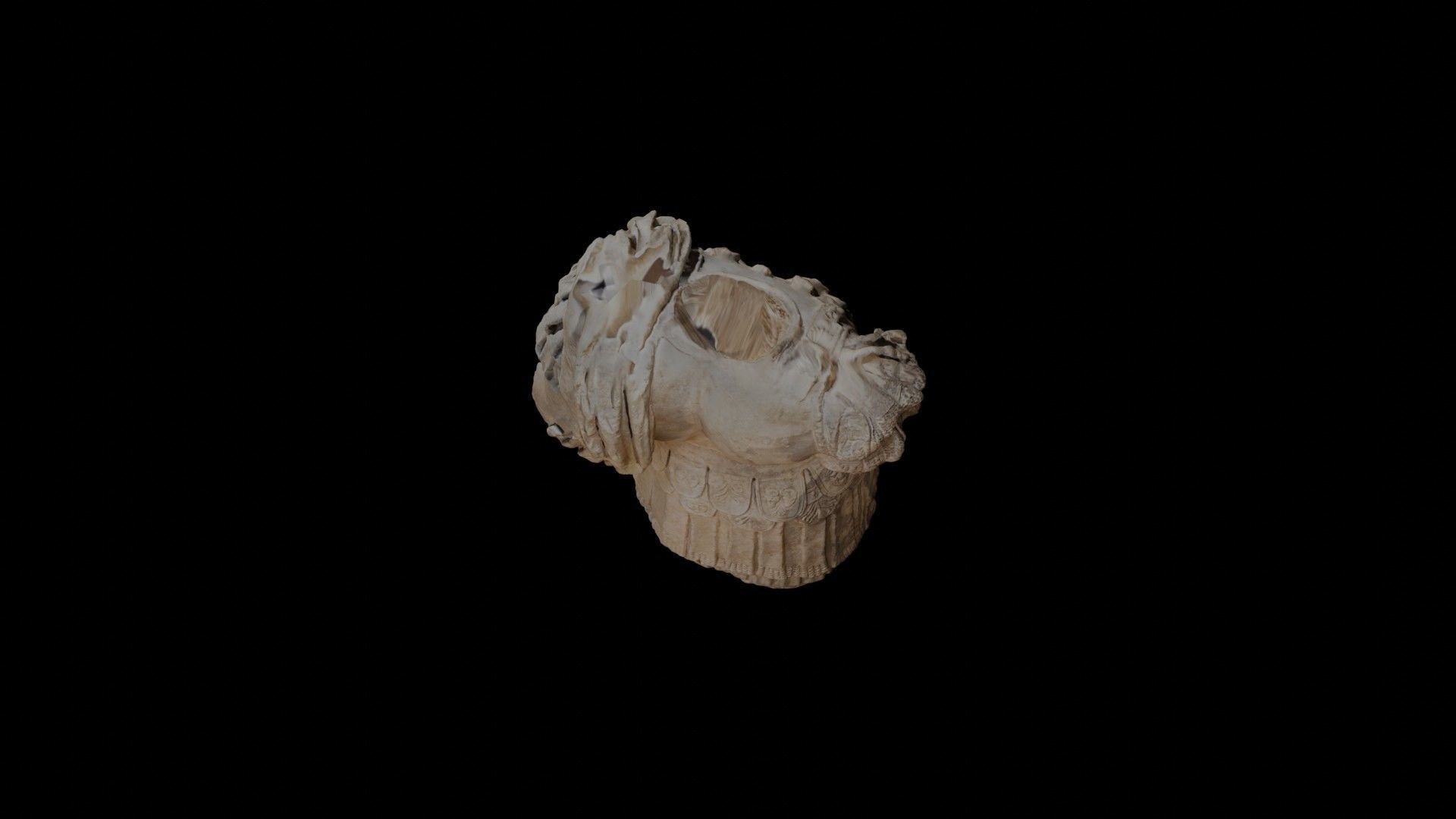 3D Scan of a Majestic Stone Greek Armor Torso 3D model_21
