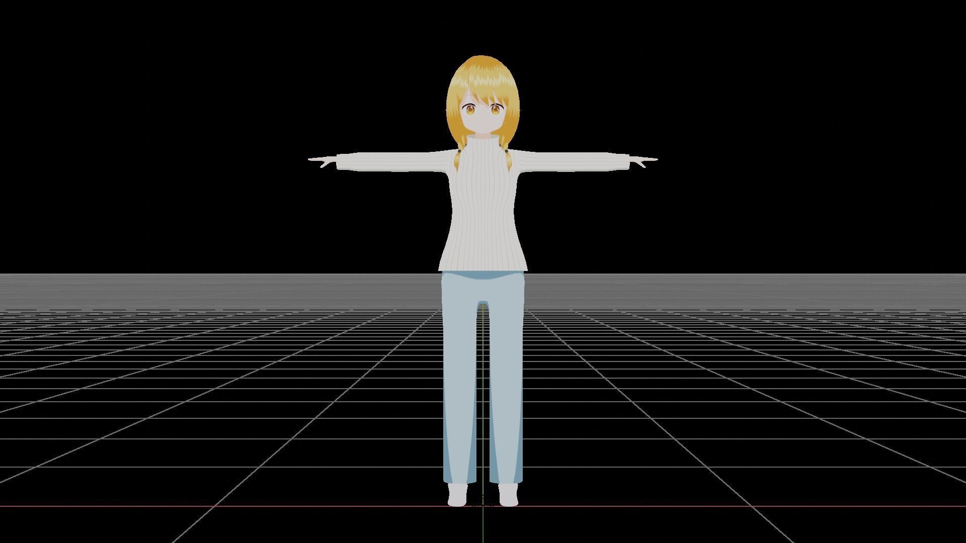 Hinata 3D Model 3D model_3