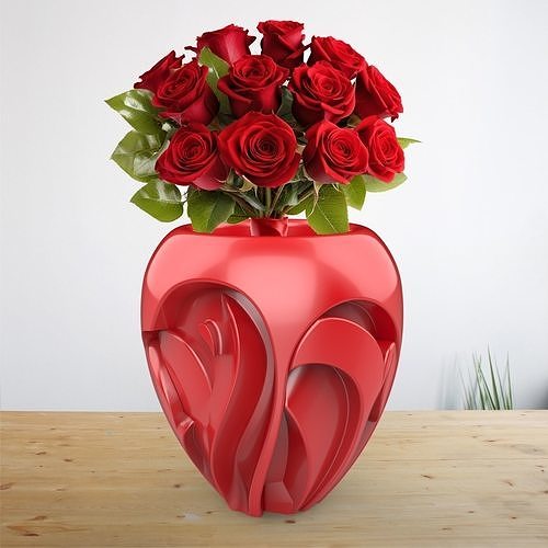 3D Printable Futuristic Flower Vase 3D print model
