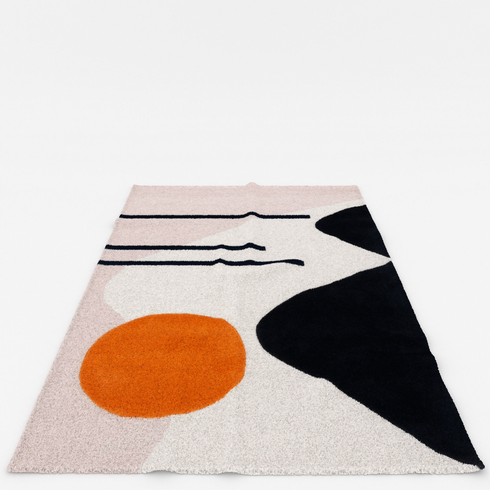 Rugs No 875 Low-poly 3D model_5