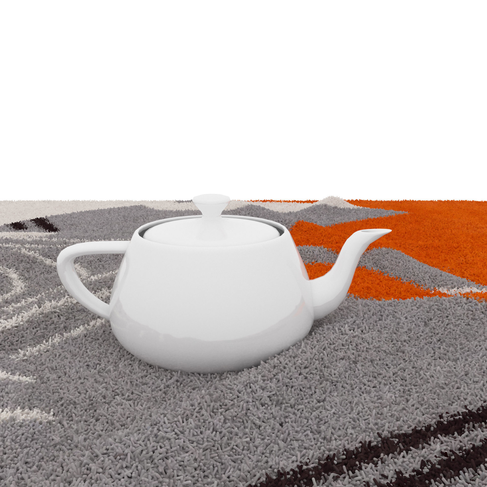 Rugs No 875 Low-poly 3D model_7
