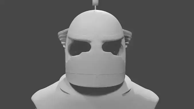 Robot character modeling With a very high precision in design