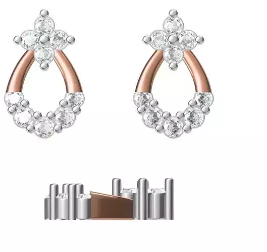 Women Earrings STL JCD Details