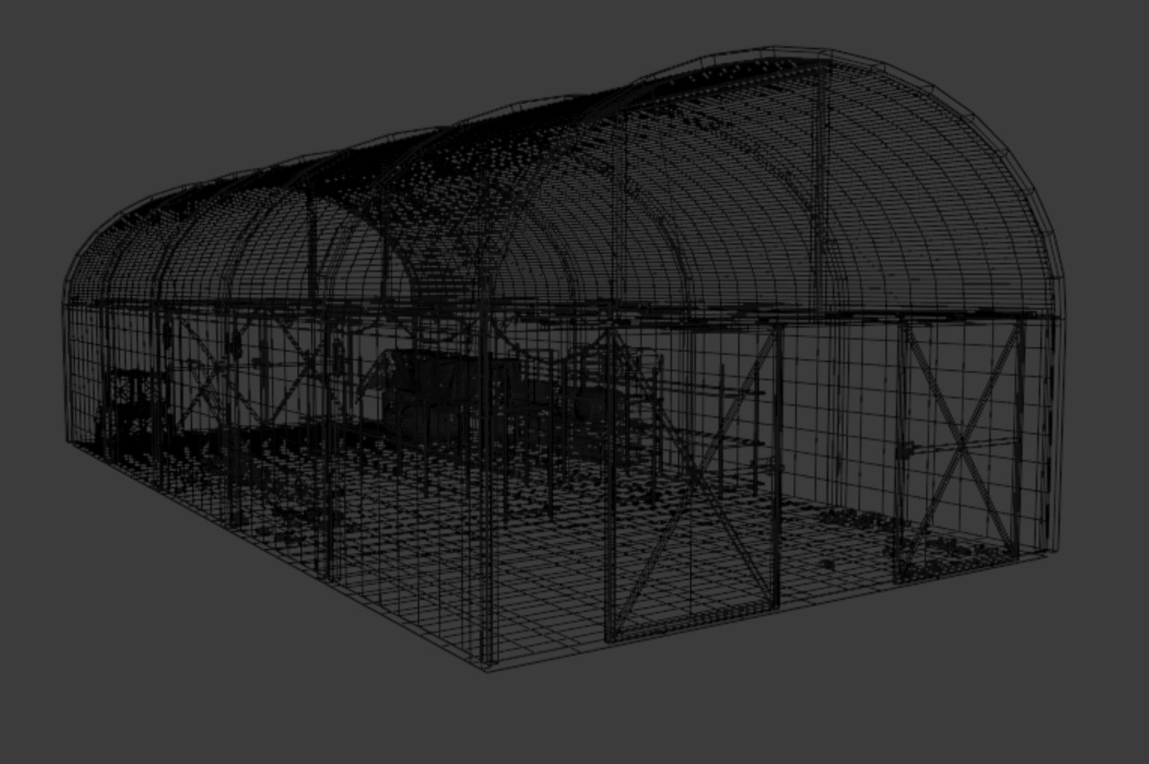 3D shed 3D model_5