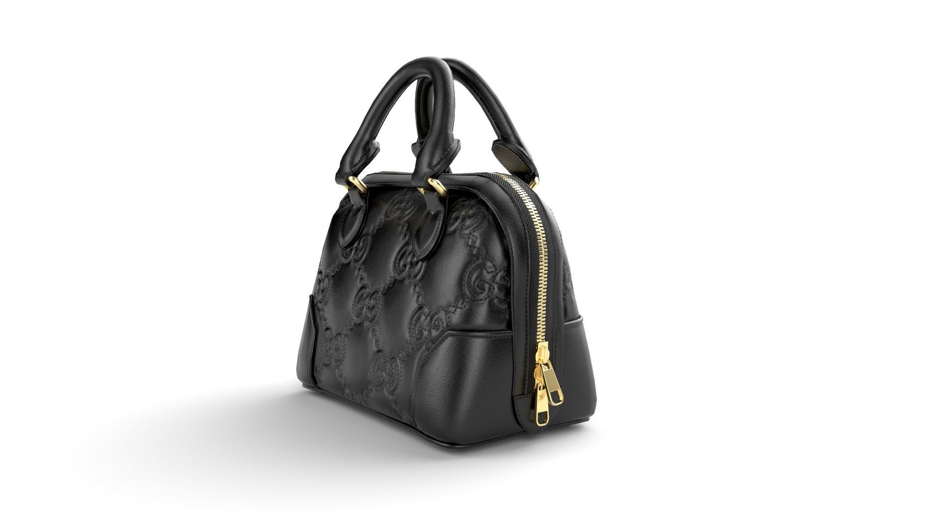 Handbag-GUCCI Low-poly 3D model_8