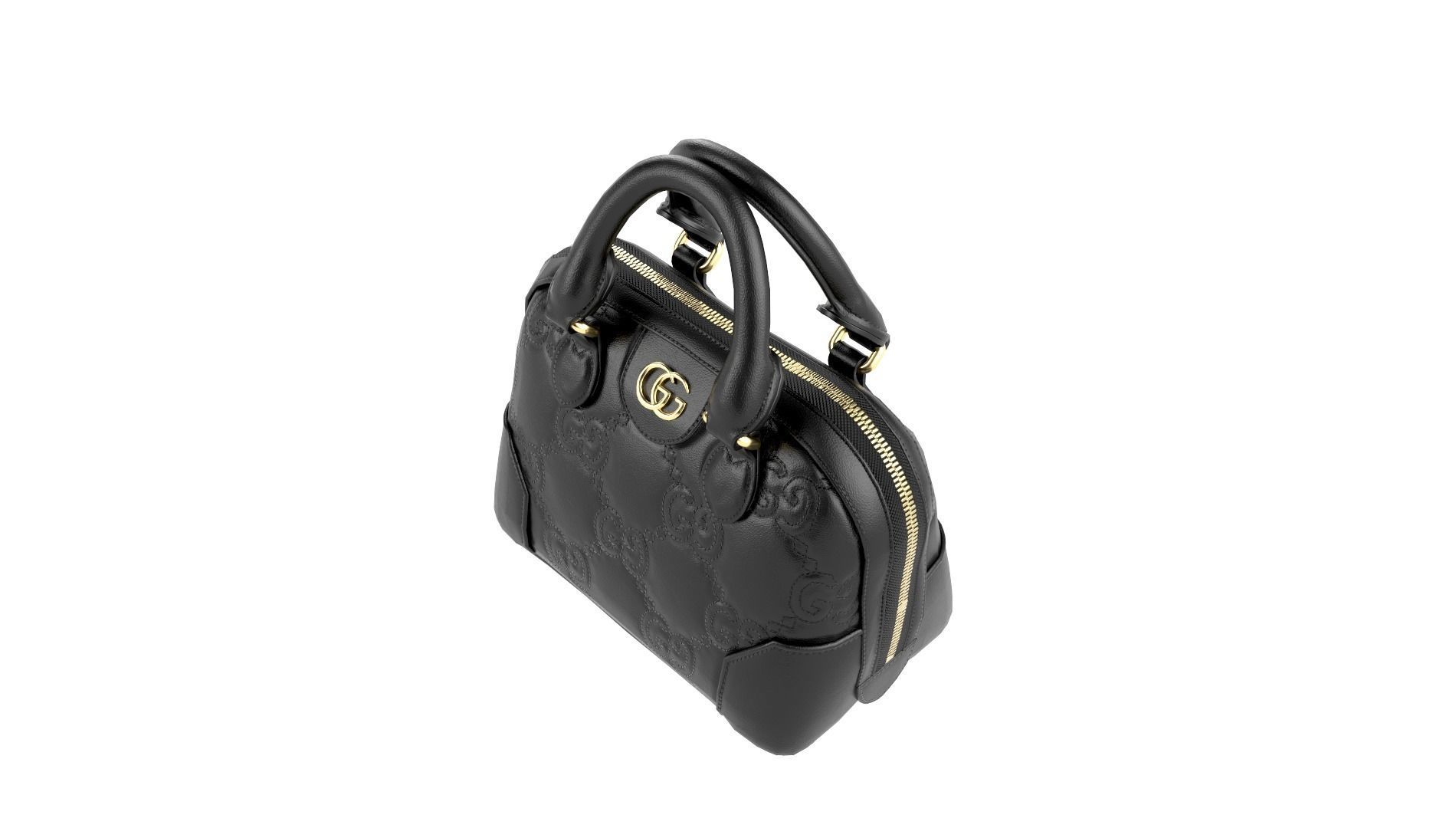 Handbag-GUCCI Low-poly 3D model_2