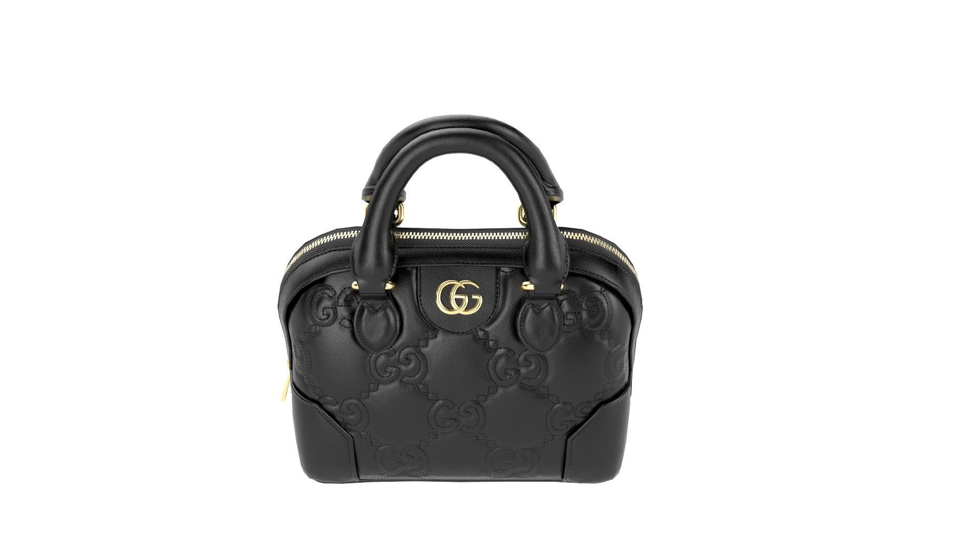 Handbag-GUCCI Low-poly 3D model_3