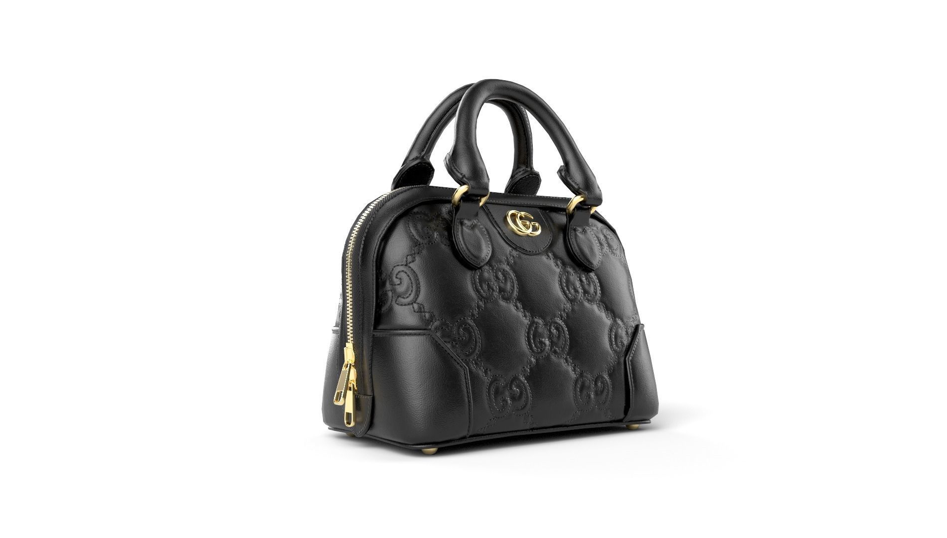 Handbag-GUCCI Low-poly 3D model_1