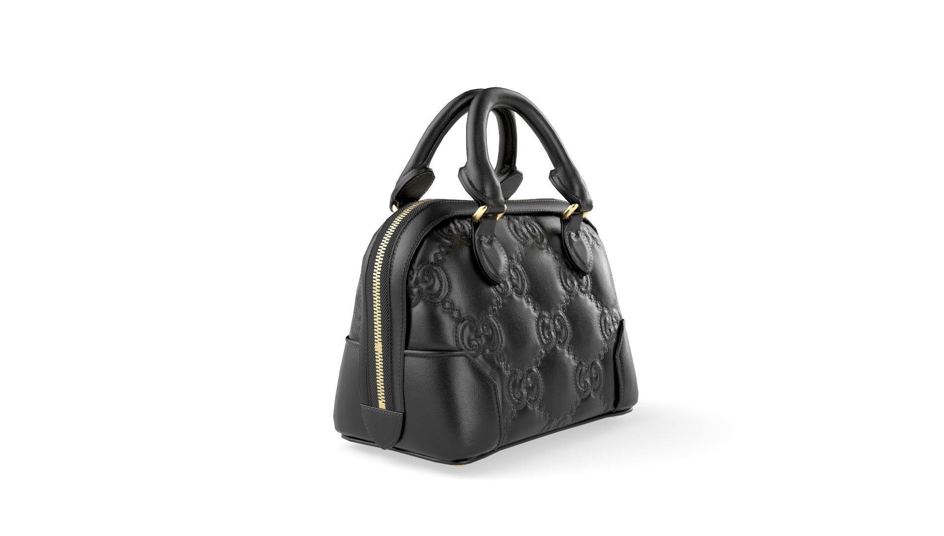 Handbag-GUCCI Low-poly 3D model_5