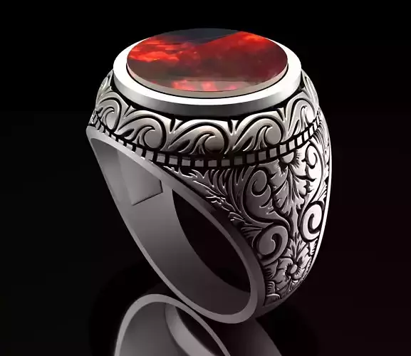 Mens Ring 3D print model